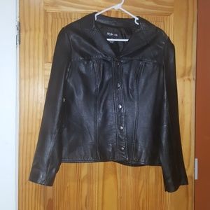 Womens leather jacket